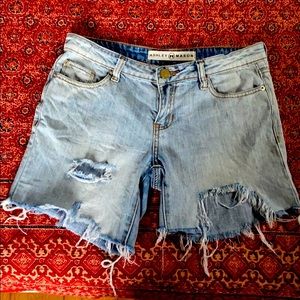 Ashley Mason perfectly distressed shorts